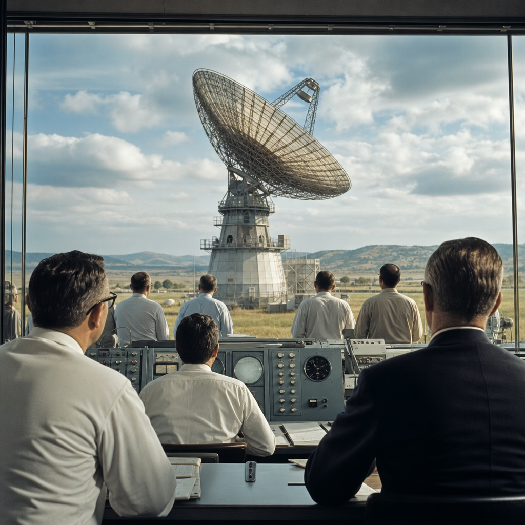 Escena 1: nasa_selected_parkes_signal_for_remainder_due_to_superior_quality para el artículo En directo desde la Luna: por qué la imagen llegó borrosa y aún así nos pareció milagro